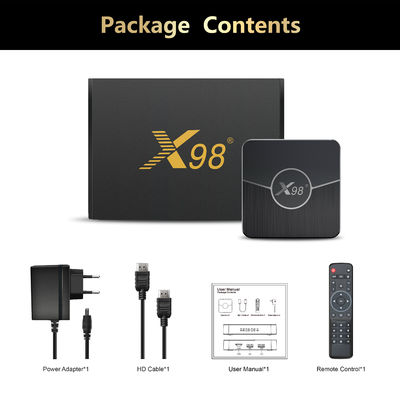 X98プラス IPTVセットトップボックス 4K Android 11 WiFi 2GB 16GB S905w2