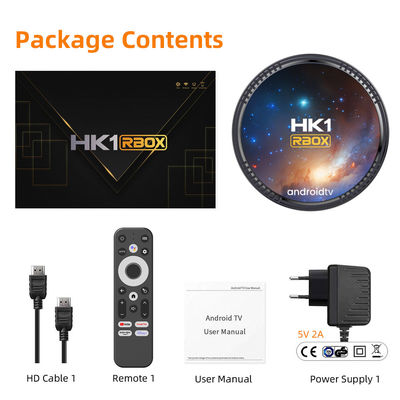 HK1 RBOX W2T IPTVセットアップボックス 2G 4G RAM 16G 32G 64G ROM アンドロイドテレビボックス